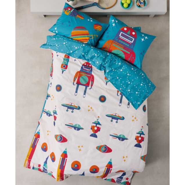 Σετ Μαξιλαροθήκες 2 Τεμαχίων Kentia Galactica...