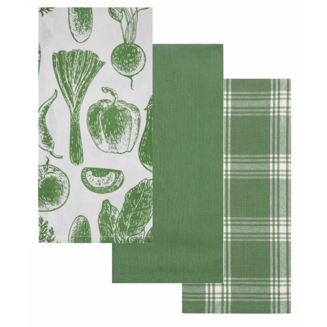 Σετ Πετσέτες Κουζίνας 3 Τεμαχίων Kentia Fazzy...