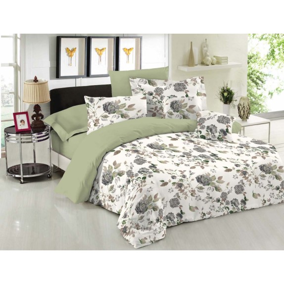 Σετ Πάπλωμα Le Blanc Premium Cotton 100% Rose Olive...