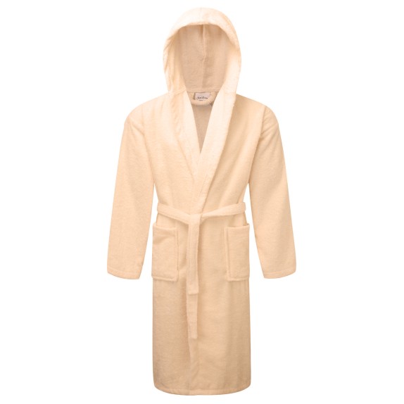 Μπουρνούζι ΚΟΜΒΟΣ Πετσετέ με κουκούλα 420gr/m2 Light Pink...