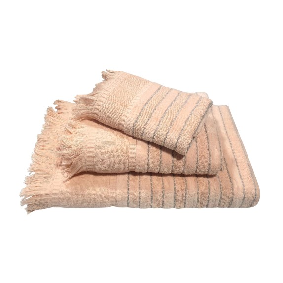 Πετσέτα Le Blanc Πεννιέ Ζακάρ 550gr/m2 PAROS Peach...