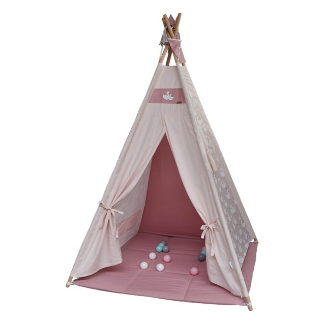 Παιδική Σκηνή Bebe Stars Swan Με 20 Μπάλες