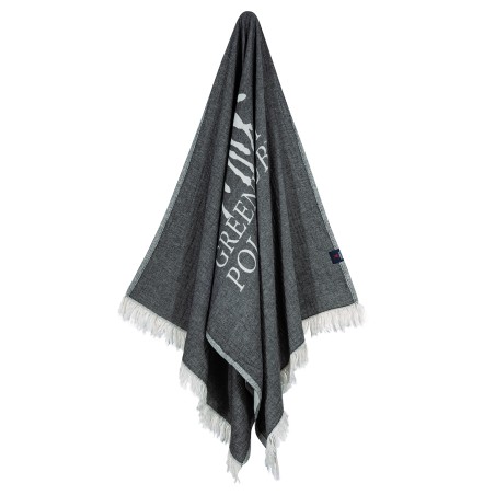 Πετσέτα Θαλάσσης Greenwich Polo Club 85x170 3905 Ιβουάρ- Μαύρο