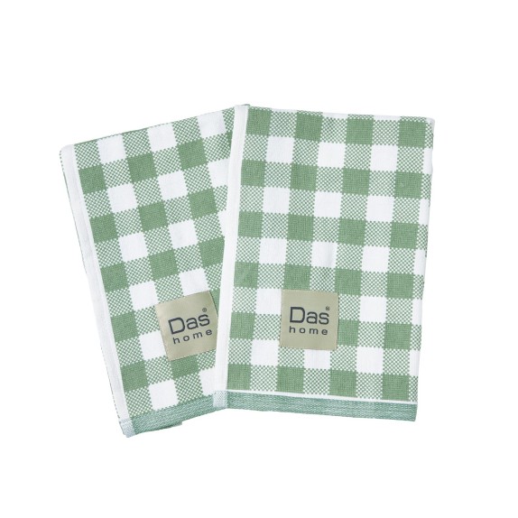 Σετ Ποτηρόπανα 2 Τεμαχίων Das Home 0713 40x60