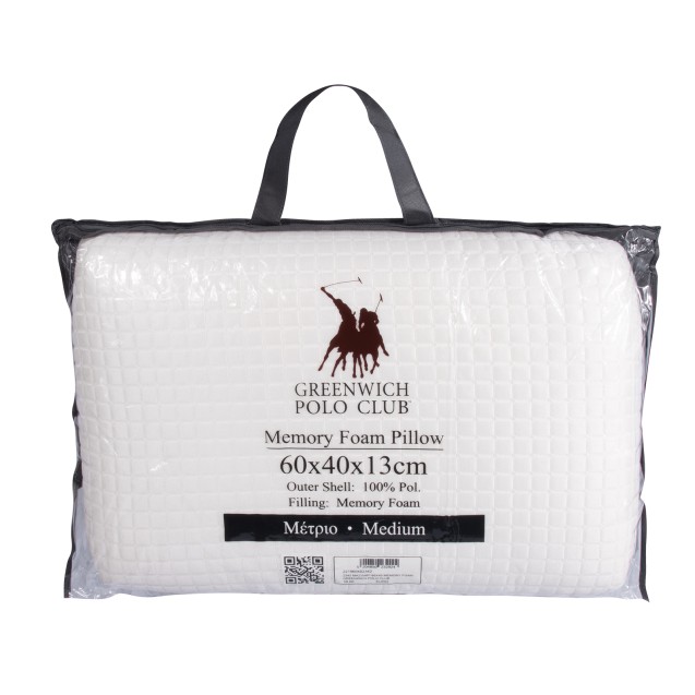 Μαξιλάρι Μέτριο Greenwich Polo Club Memory Foam...