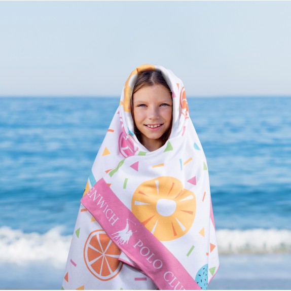 Παιδική Πετσέτα Θαλάσσης Greenwich Polo Club 3757 70x140