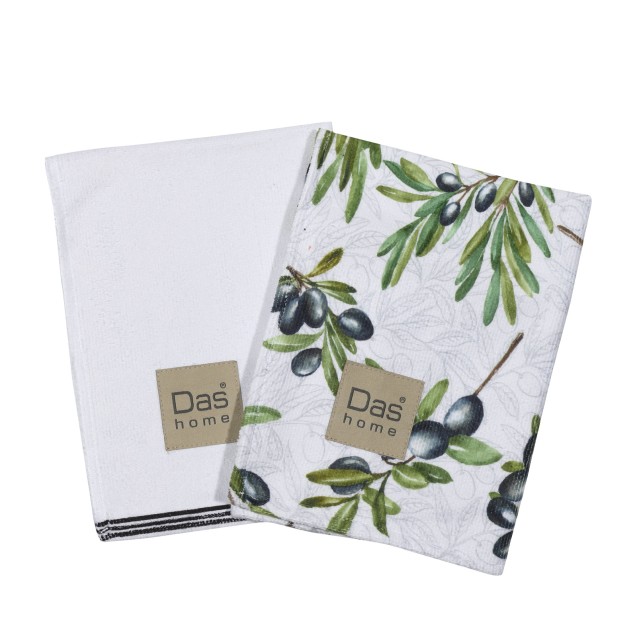 Σετ Ποτηρόπανα 2 Τεμαχίων Das Home 0635 40x65