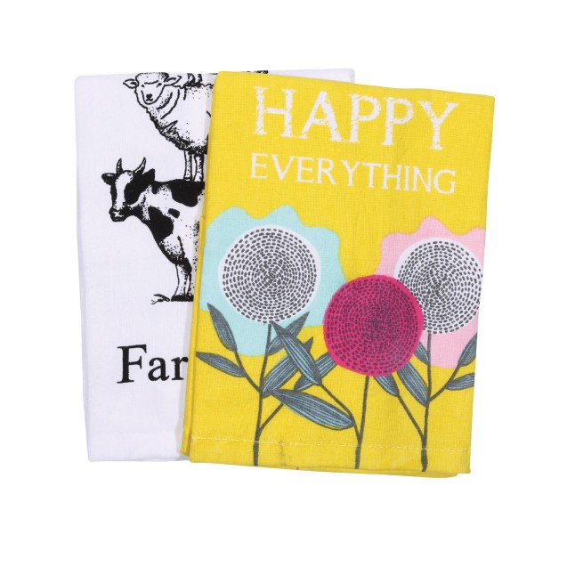 Σετ Ποτηρόπανα 2 Τεμαχίων Das Home 0640 40x65