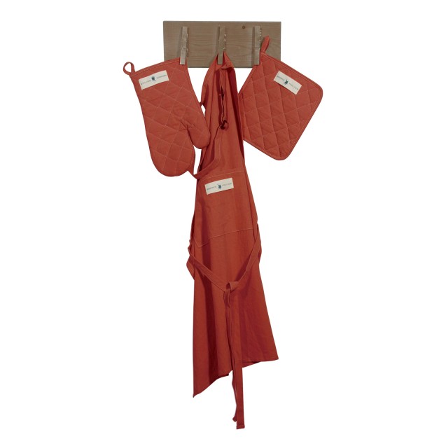 Σετ Κουζίνας 3 Τεμαχίων (Ποδιά-Γάντι-Πιάστρα)...