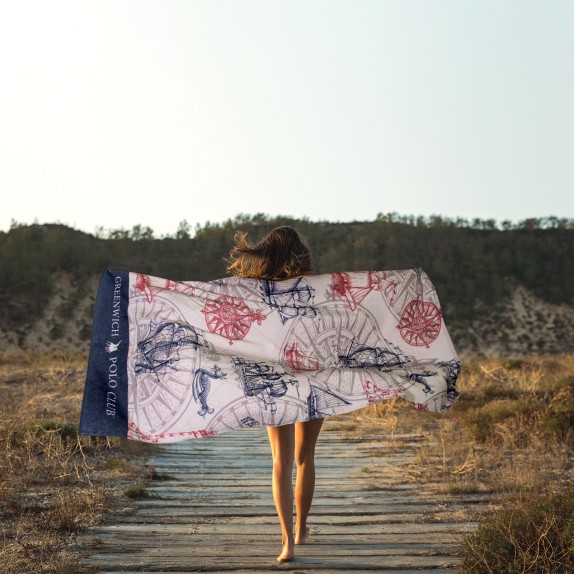 Πετσέτα Θαλάσσης Greenwich Polo Club 3708 90x175