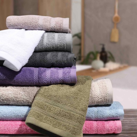 Πετσέτα Χεριών Das Home Happy 1235 Μωβ 30x50