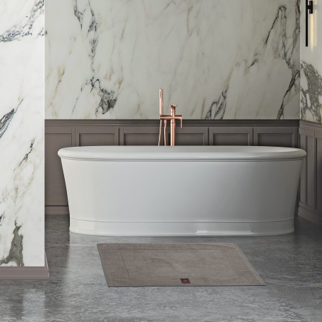 Ταπέτο Μπάνιου Greenwich Polo Club 50x70 3068 Σπαγγί Σκούρο