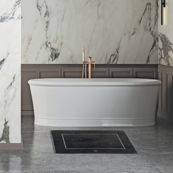 Ταπέτο Μπάνιου Greenwich Polo Club 50x70 3067 Γκρι Σκούρο