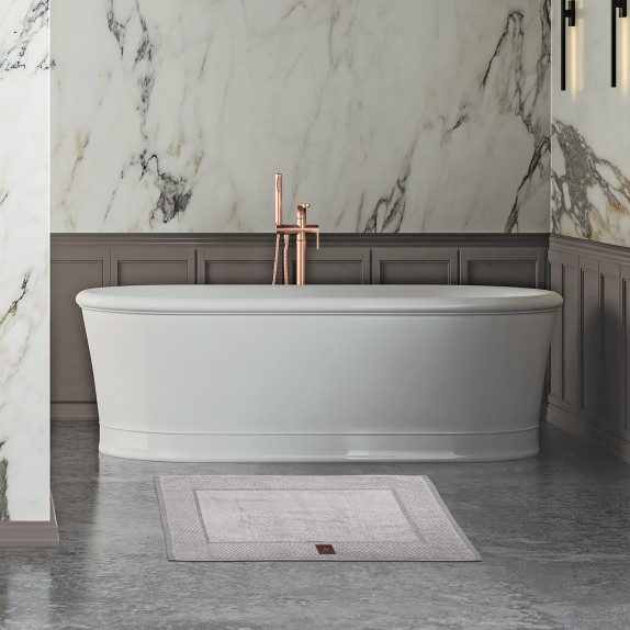 Ταπέτο Μπάνιου Greenwich Polo Club 50x70 3066 Γκρι