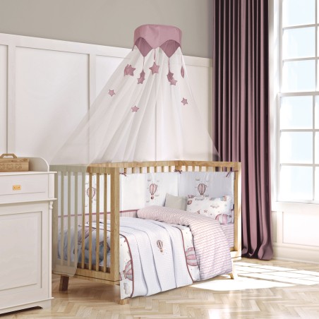 Κουβέρτα Πικέ Κούνιας Greenwich Polo Club 110x150 8841 Λευκό- Σάπιο Μήλο