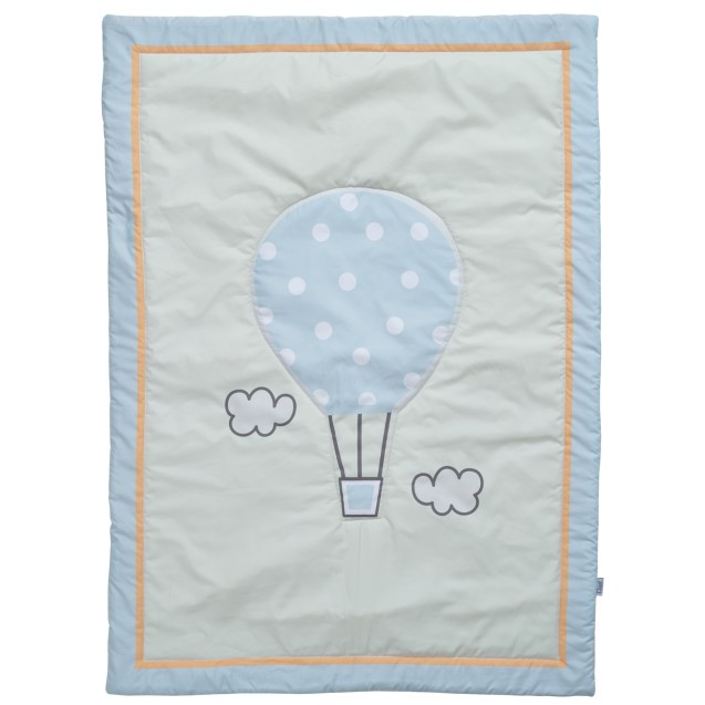 Κουβερλί Das Baby Fun 4880 Γαλάζιο- Κίτρινο-...