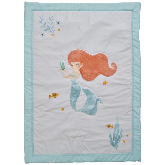 Κουβερλί Das Baby Fun 4876 Λιλά- Μέντα- Ροζ 110x150