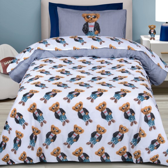 Σετ Παπλωματοθήκη Μονή 2 Τεμαχίων Greenwich Polo Club...