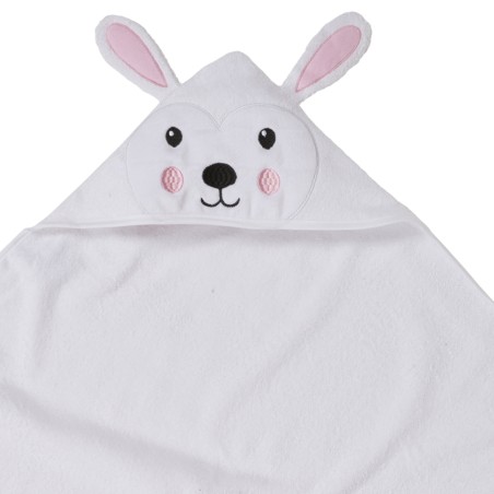 Βρεφική Κάπα Das Baby Smile Embroidery 4888 Λευκό 80x80