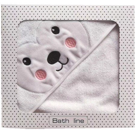 Βρεφική Κάπα Das Baby Smile Embroidery 4888 Λευκό 80x80