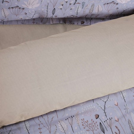 Σετ Σεντόνια Μονά με Λάστιχο 3 Τεμαχίων Das Home Casual 5416 Λιλά- Μαύρο- Μπεζ 120x200+35