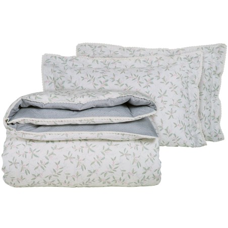 Σετ Σεντόνια Υπέρδιπλα 4 Τεμαχίων Das Home Prestige 1679 Γκρι- Εκρού 230x260