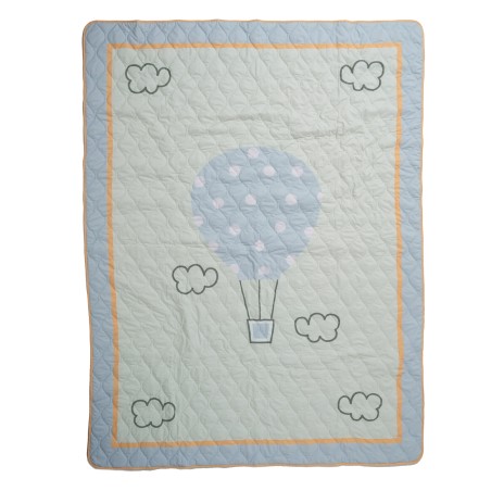 Παιδικό Κουβερλί Μονό Das Kids 4880 Γαλάζιο- Κίτρινο- Μέντα 160x220