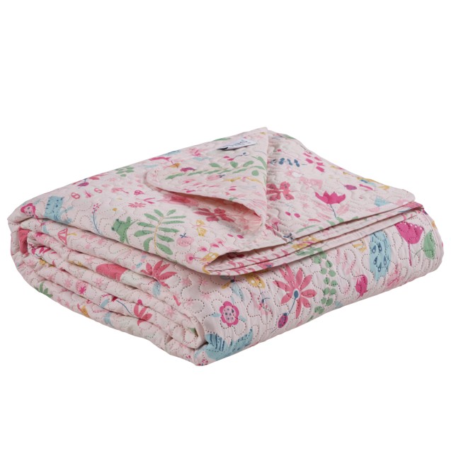 Παιδικό Κουβερλί Μονό Das Kids 4873 Μέντα- Ροζ-...