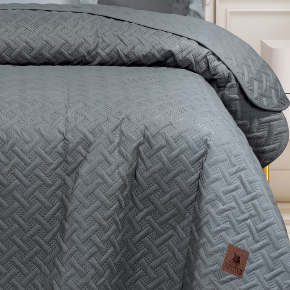 Κουβερλί Υπέρδιπλο Greenwich Polo Club 3459 Γκρι Σκούρο...