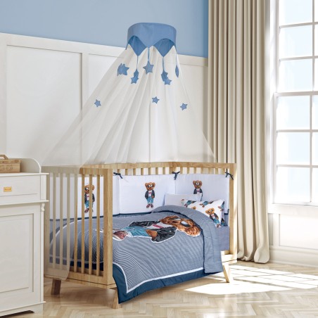 Πάντα Κούνιας Greenwich Polo Club 8838 Λευκό- Μαύρο- Μπλε 45x195