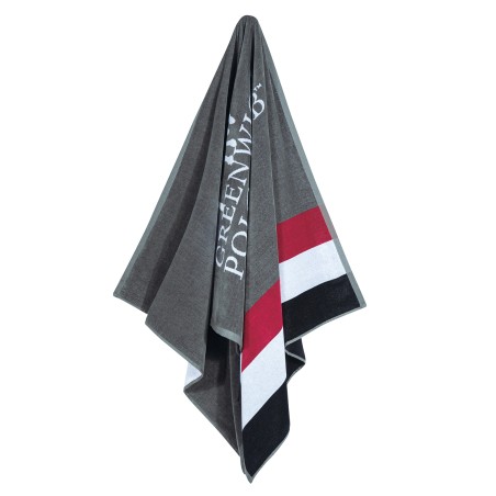 Πετσέτα Θαλάσσης Greenwich Polo Club 90x180 3867 Γκρι- Κόκκινο- Λευκό