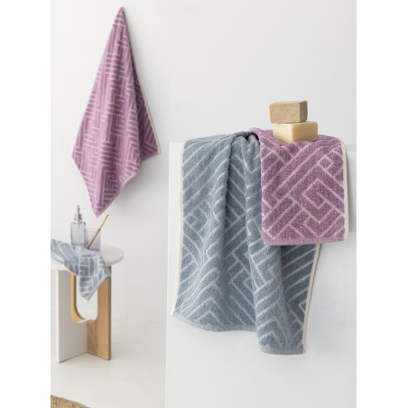 Σετ Πετσέτες 3 Τεμαχίων Palamaiki Ranon Denim