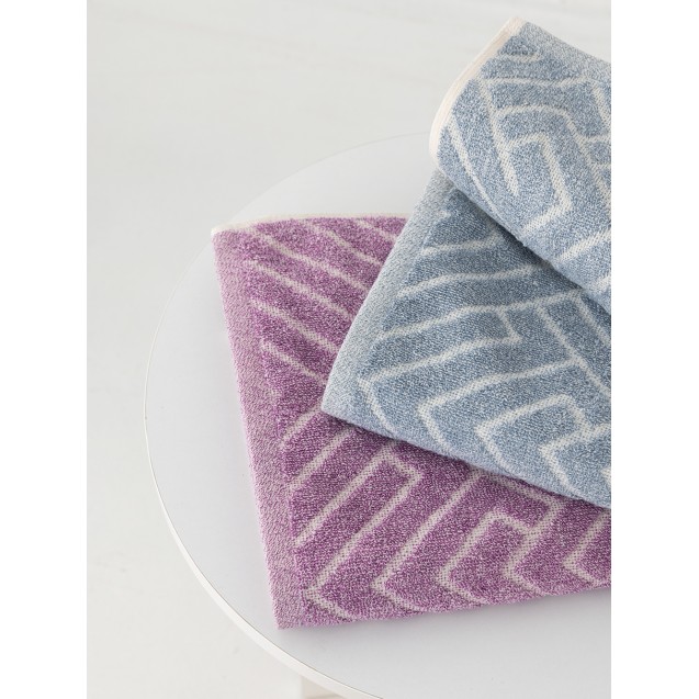 Σετ Πετσέτες 3 Τεμαχίων Palamaiki Ranon Denim