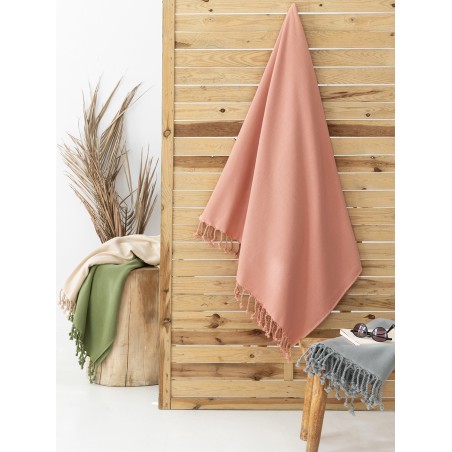 Πετσέτα Θαλάσσης Παρεό Palamaiki 90x160 Sinus Grey