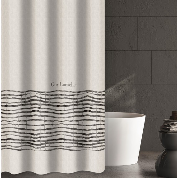 Κουρτίνα Μπάνιου Guy Laroche Azzam Wenge 180x185