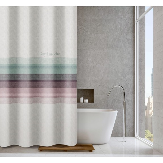 Κουρτίνα Μπάνιου Guy Laroche Fuzzy Iris 240x185