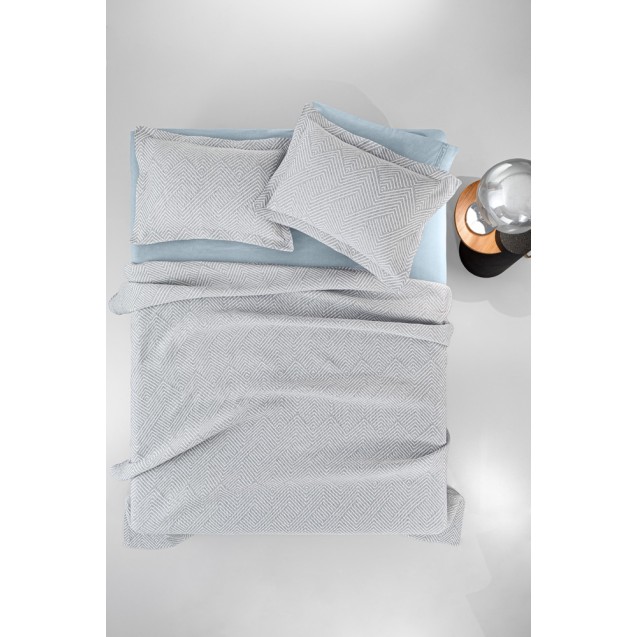 Κουβέρτα Υπέρδιπλη Guy Laroche Tetris Silver...