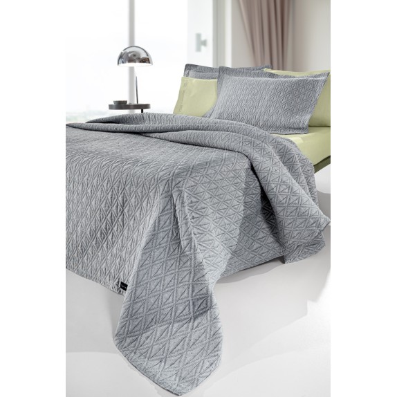 Κουβέρτα Υπέρδιπλη Guy Laroche Oasis Anthracite 245x260