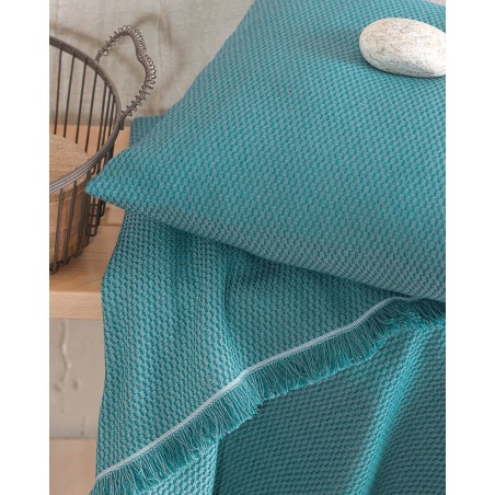 Μαξιλαροθήκη Διακόσμησης Rythmos Utopia Πετρολ 40x40