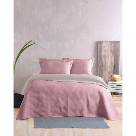 Σετ Κουβερλί King Size 3 Τεμαχίων Rythmos Allure Σαπιο Μηλο-Μπεζ 240x250