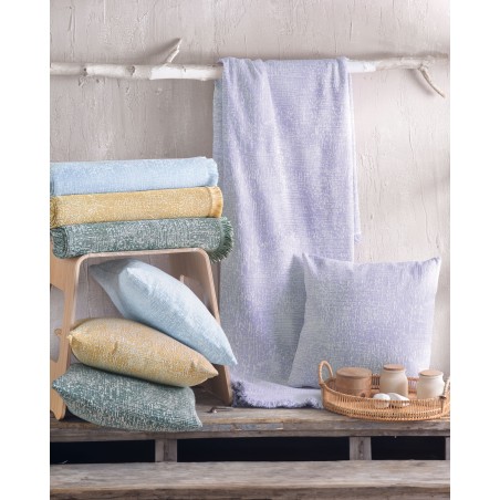 Μαξιλαροθήκη Διακόσμησης Rythmos Canda Πετρολ 40x40