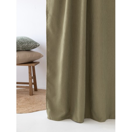 Κουρτίνα Με Τρουκς Palamaiki 140x260 AMY GREEN