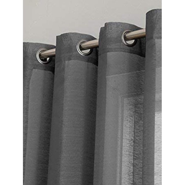Κουρτίνα Με Τρουκς Palamaiki 140x260 BELE GREY