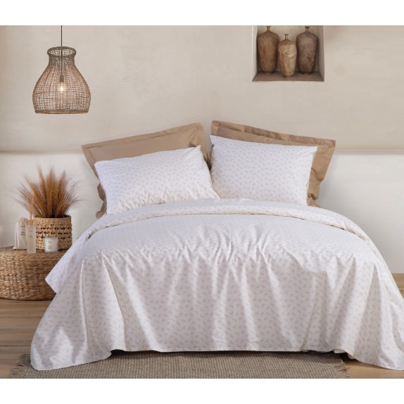 Σετ Σεντόνια Διπλά Nef-Nef Amaranda 200x270 Beige
