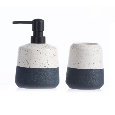 Δοχείο Κρεμοσάπουνου Nef-Nef Natali White/Black