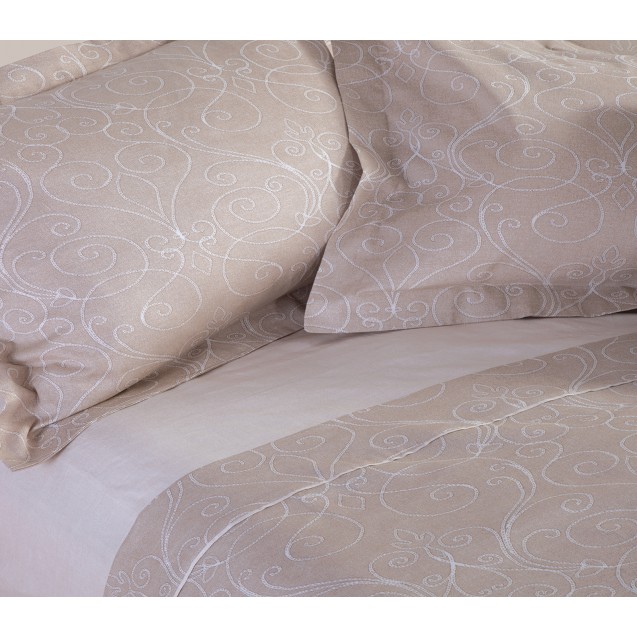 Σετ Σεντόνια Υπέρδιπλα Nef-Nef Vital 240x270 Beige