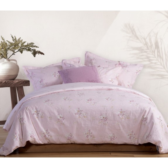 Σετ Παπλωματοθήκη Υπέρδιπλη Nef-Nef Penny 240x230 Rose