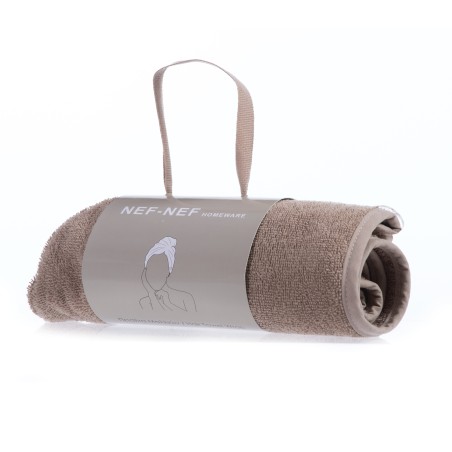 Πετσέτα Μάλλιων Nef-Nef Sandy 61x24 Mocca