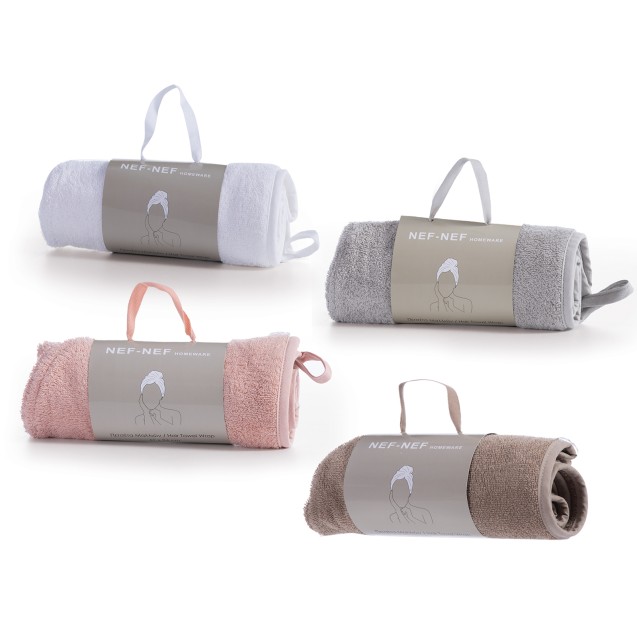 Πετσέτα Μάλλιων Nef-Nef Sandy 61x24 Mocca