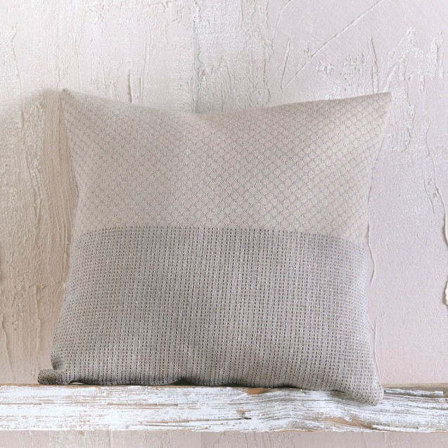 Μαξιλαροθήκη Διακόσμησης Rythmos Ombre Μπεζ 40x40